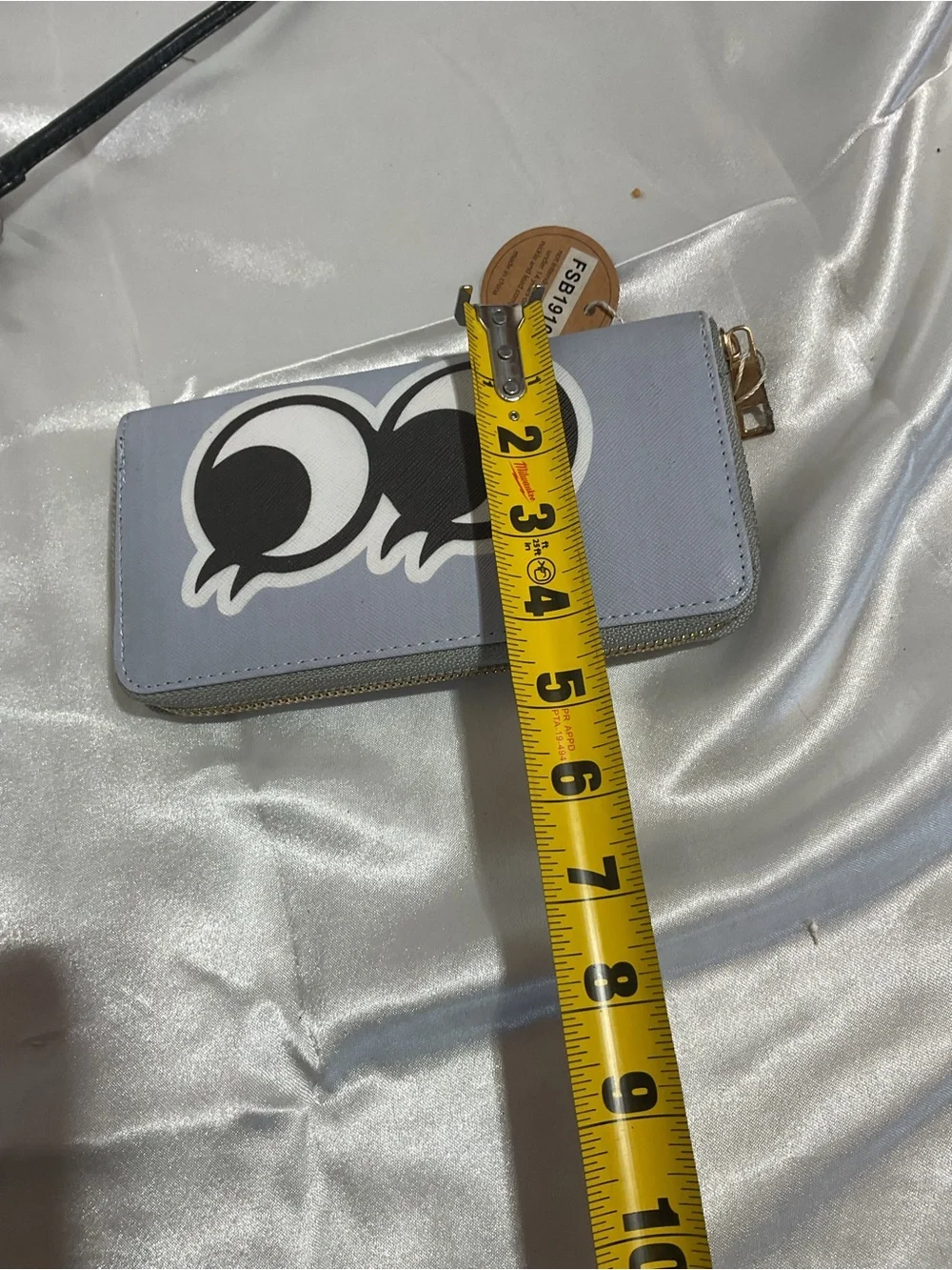 Heimish Light Blue Eye Graphic Zip Wallet